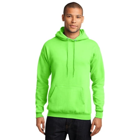 Port & Company Core Fleece Pullover Hooded Sweatshirt-XL (Neon Green)