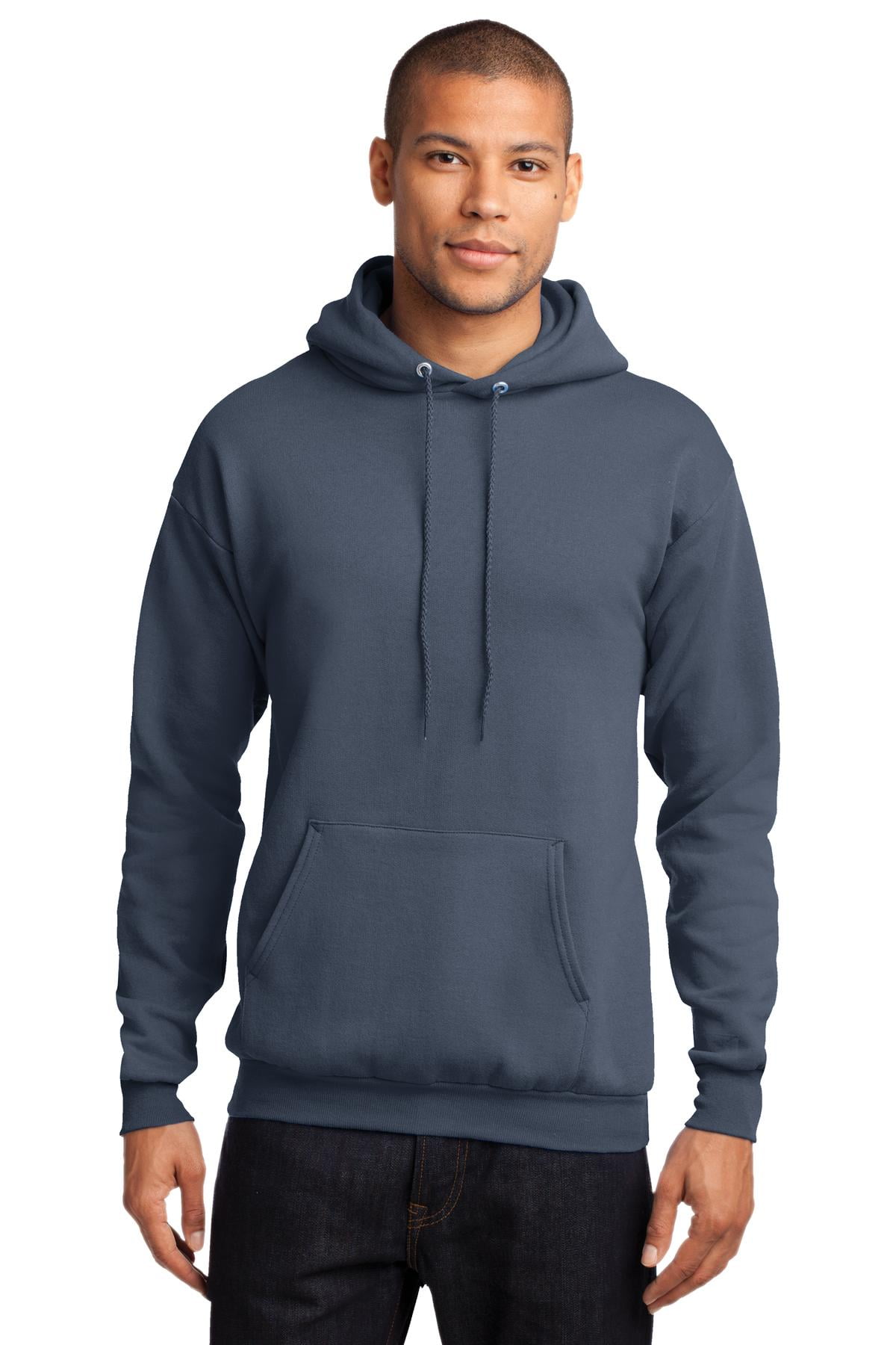 Port Company Core Fleece Pullover Hooded Sweatshirt Walmart