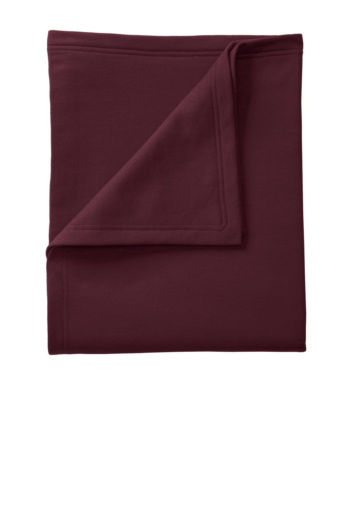 Maroon Fleece Machine Washable Blanket, 50 x 60 inches