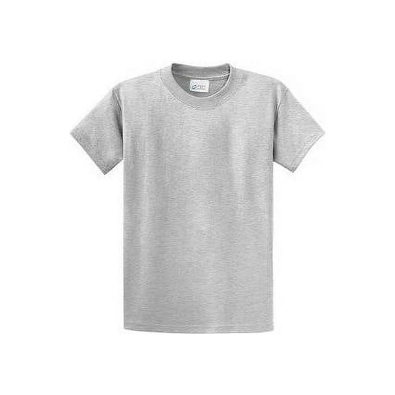 Port & Company Cotton Short-Sleeve T-Shirt S Ash