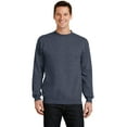 thumbnail image 1 of Port & Company Crewneck Sweatshirt (PC78) Heather Navy, M, 1 of 6