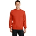 thumbnail image 1 of Port & Company Crewneck Sweatshirt (PC78) Orange, L, 1 of 2