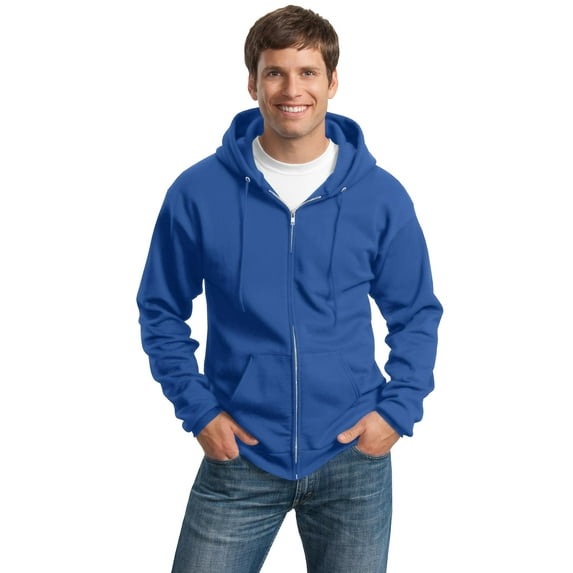 Port & Company Essential Fleece Full-Zip Hooded Sweatshirt
