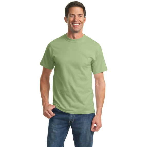 Port & Company Essential T-Shirt. Pistachio. M.