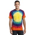 thumbnail image 1 of Port & Company Essential Window Tie-Dye Tee. Rainbow. 4XL., 1 of 3