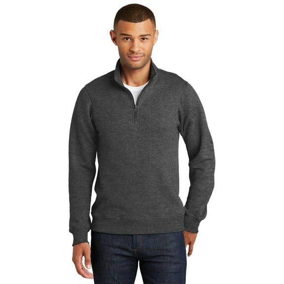 Port & Company® Fan Favorite Fleece 1/4-Zip Pullover Sweatshirt. PC850Q