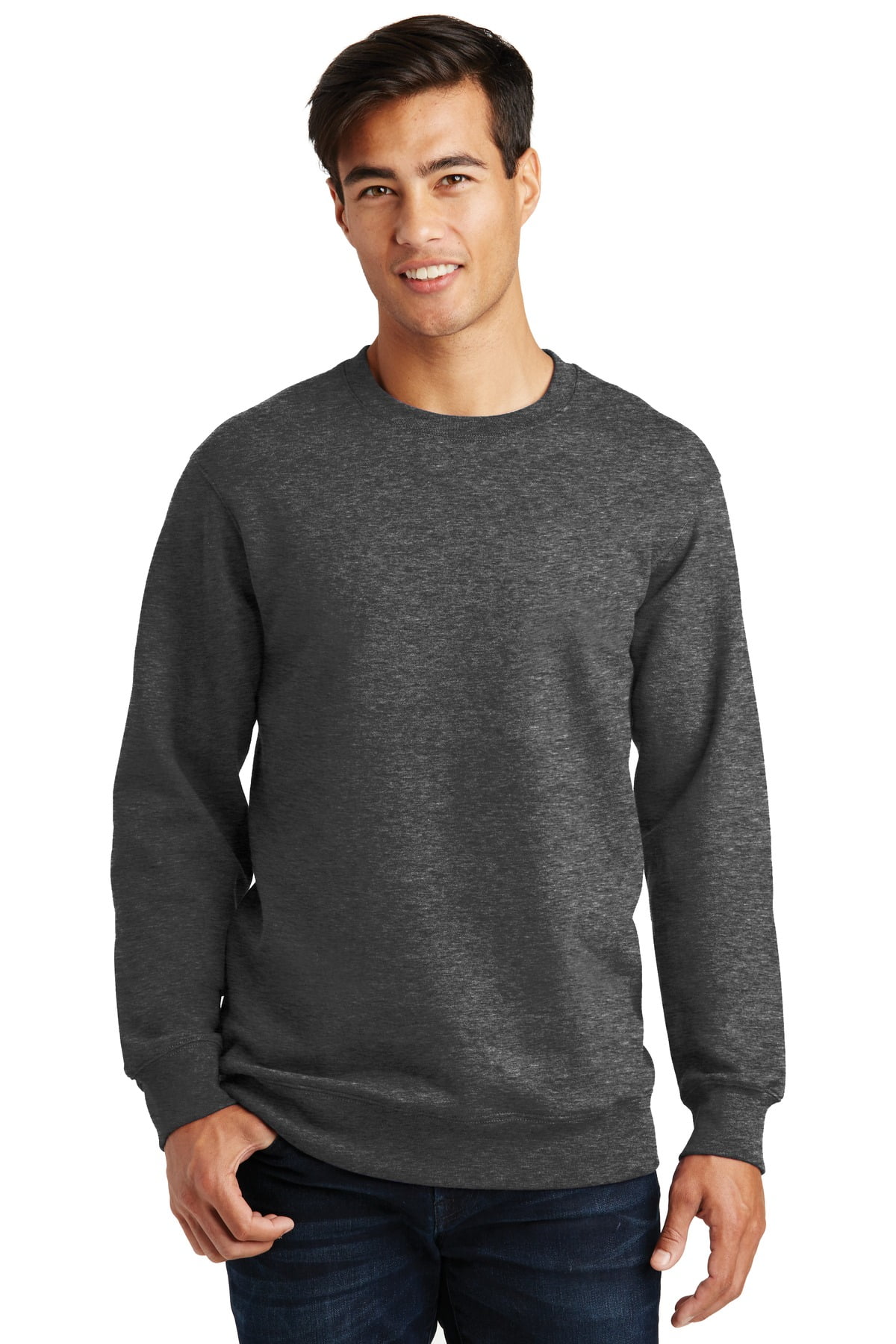 Dark heather grey sweatshirt hotsell