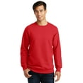 thumbnail image 1 of Port & Company Fan Favorite Fleece Crewneck Sweatshirt-L (Bright Red), 1 of 6