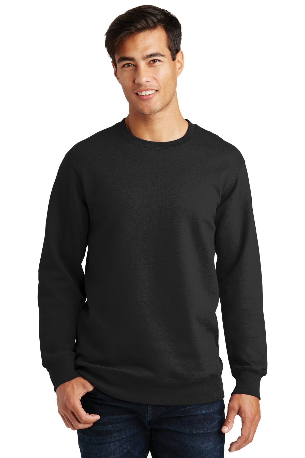 Port & Company Fan Favorite Fleece Crewneck Sweatshirt-XS (Dark