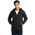 thumbnail image 1 of Port & Company Fan Favorite Fleece Full Zip Hooded Sweatshirt-XL (Jet Black), 1 of 6