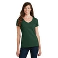 thumbnail image 1 of Port & Company Fan Favorite V-Neck Tee (LPC450V) Forest Green, 2XL, 1 of 6