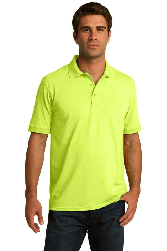 KP55 Unisex Adult 5.5-Ounce Jersey Knit Polo Collared Shirt