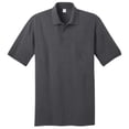 thumbnail image 1 of Port & Company KP55P Mens Core Blend Jersey Knit Pocket Polo T-Shirt, Charcoal - 6XL, 1 of 7