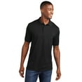 thumbnail image 1 of Port & Company KP55P Mens Core Blend Jersey Knit Pocket Polo T-Shirt, Jet Black - Small, 1 of 3