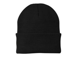 Port Company Camo Beanie Cap-One Size (Black Camo)