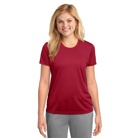 Port & Company LPC380 Ladies Performance Tee, Red, S