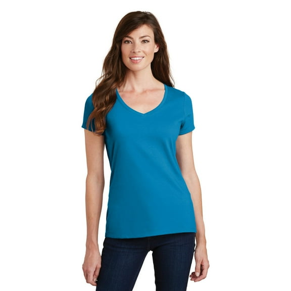 Port & Company LPC450V Ladies Fan Favorite V-Neck Tee