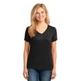 thumbnail image 1 of Port & Company LPC54V Ladies Core Cotton V-Neck Tees, Jet Black - Extra Large, 1 of 6