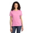 thumbnail image 1 of Port & Company LPC61 Ladies Essential Tees, Candy Pink - Extra Small, 1 of 2