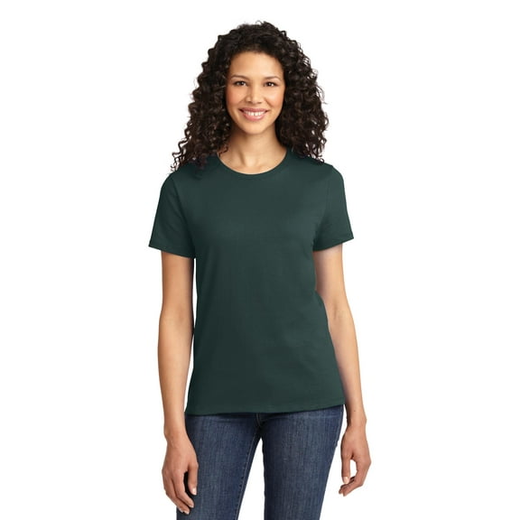 Port & Company LPC61 Ladies Essential Tees, Dark Green - 3XL
