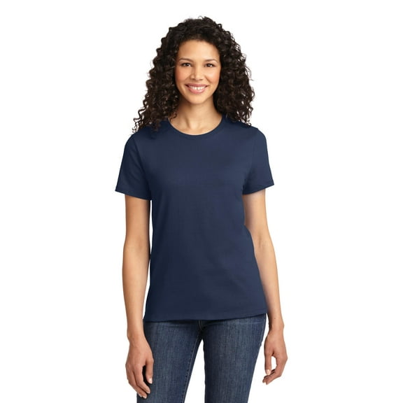 Port & Company LPC61 Ladies Essential Tees, Navy - 2XL