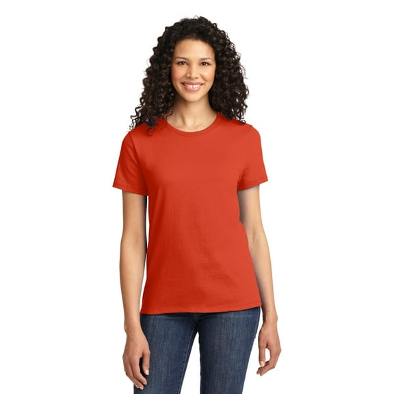 Port & Company LPC61 Ladies Essential Tees, Orange - 3XL