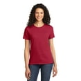 thumbnail image 1 of Port & Company LPC61 Ladies Essential Tees, Red - Large, 1 of 6