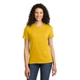 thumbnail image 1 of Port & Company Ladies 100% Cotton Essential T-Shirt. Lemon Yellow. 4XL., 1 of 1