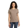 thumbnail image 1 of Port & Company Ladies 100% Cotton Essential T-Shirt. Sand. XS., 1 of 1