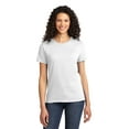 thumbnail image 1 of Port & Company Ladies 100% Cotton Essential T-Shirt. White. XL., 1 of 1