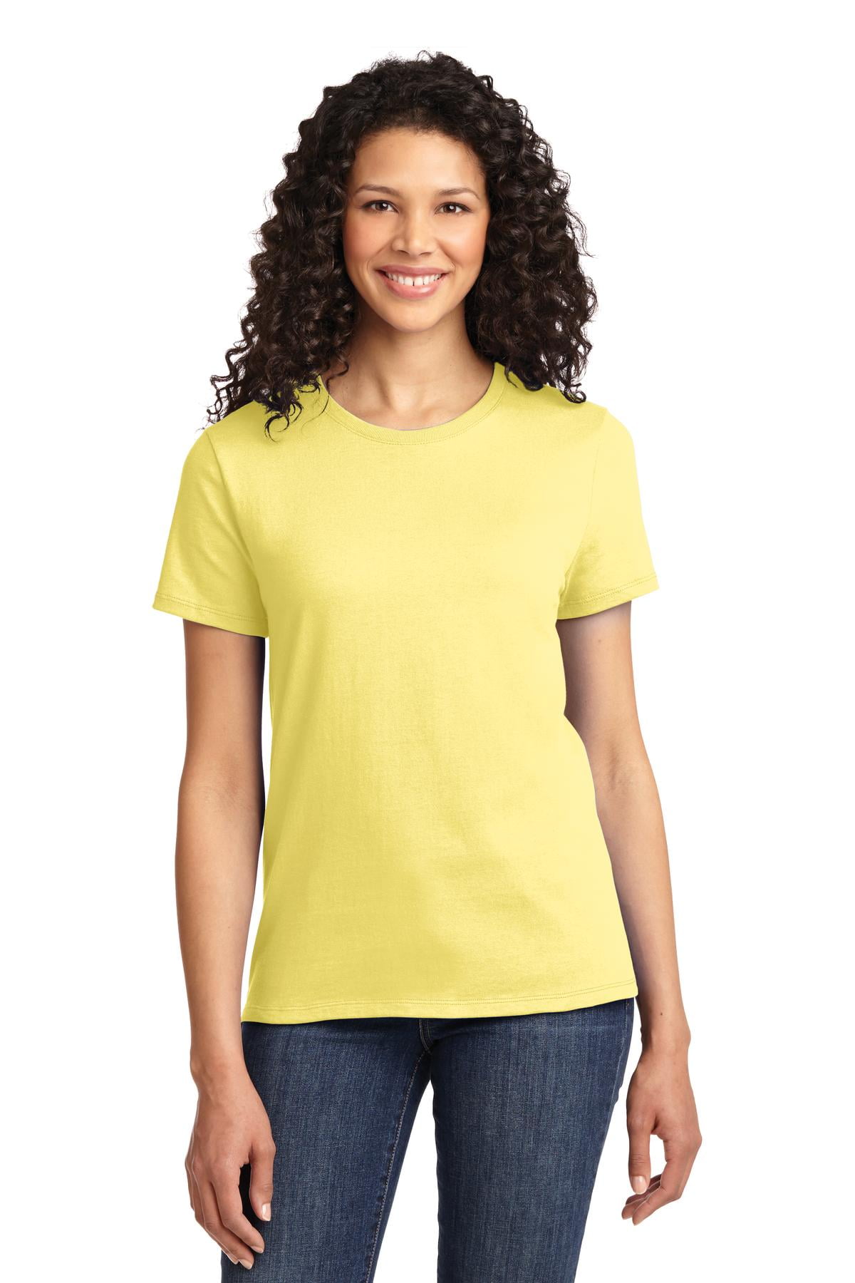 yellow t shirt women's walmart