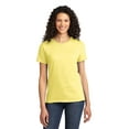 thumbnail image 1 of Port & Company Ladies 100% Cotton Essential T-Shirt. Yellow. XL., 1 of 2