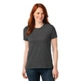 thumbnail image 1 of Port & Company Ladies 50/50 Cotton/Poly T-Shirt, Charcoal, XXXX-Large, 1 of 3
