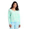 thumbnail image 1 of Port & Company Ladies Beach Wash Cloud Tie-Dye V-Neck Sweatshirt LPC140V, 1 of 1