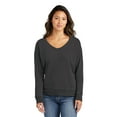 thumbnail image 1 of Port & Company Ladies Beach Wash Garment-Dyed V-Neck Sweatshirt LPC098V, 1 of 1