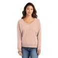 thumbnail image 1 of Port & Company Ladies Beach Wash Garment-Dyed V-Neck Sweatshirt LPC098V, 1 of 1