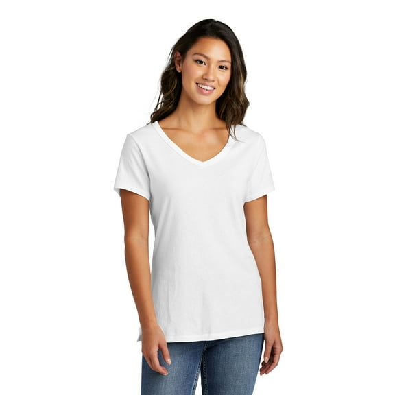 Port & Company Ladies Beach Wash Garment-Dyed V-Neck Tee LPC099V