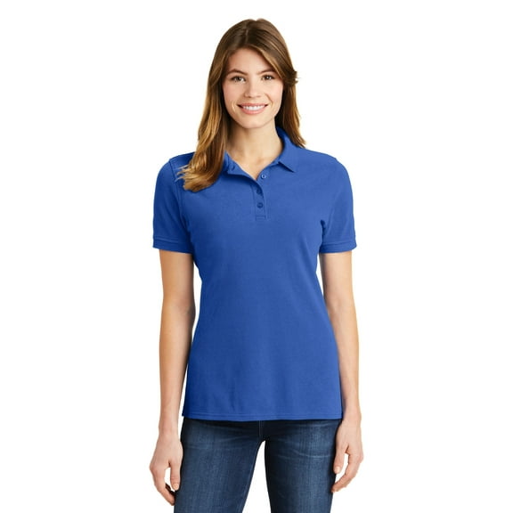 Port & Company Ladies Combed Ring Spun Pique Polo