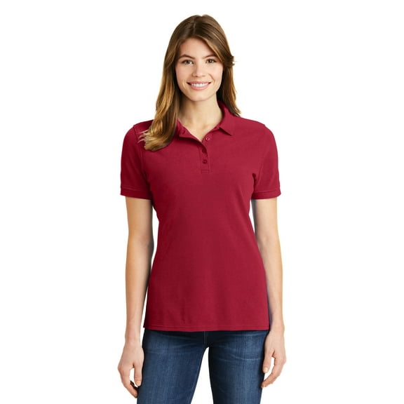 Port & Company Ladies Combed Ring Spun Pique Polo