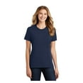 thumbnail image 1 of Port & Company Ladies Core Blend Comfortable Short Sleeve T-Shirt Navy Medium, 1 of 6