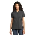 thumbnail image 1 of Port & Company Ladies Core Blend Pique Polo-S (Charcoal), 1 of 2