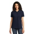 thumbnail image 1 of Port & Company Ladies Core Blend Pique Polo-XL (Deep Navy), 1 of 2