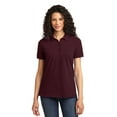 thumbnail image 1 of Port & Company Ladies Core Blend Pique Polo-XS (Athletic Maroon), 1 of 2