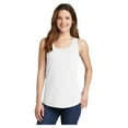 thumbnail image 1 of Port & Company Ladies Core Cotton Tank Top-3XL (White), 1 of 6