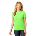 thumbnail image 1 of Port & Company Ladies Core Cotton Tee-3XL (Neon Green), 1 of 2