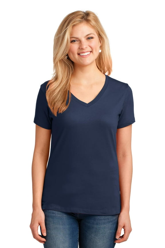 mpany Ladies Core Cotton V-Neck Tee