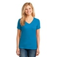 thumbnail image 1 of Port & Company Ladies Core Cotton V-Neck Tee, 1 of 5