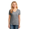 thumbnail image 1 of Port & Company Ladies Core Cotton V-Neck Tee, 1 of 1
