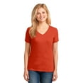 thumbnail image 1 of Port & Company Ladies Core Cotton V-Neck Tee, 1 of 1