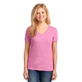 thumbnail image 1 of Port & Company Ladies Core Cotton V-Neck Tee, 1 of 1